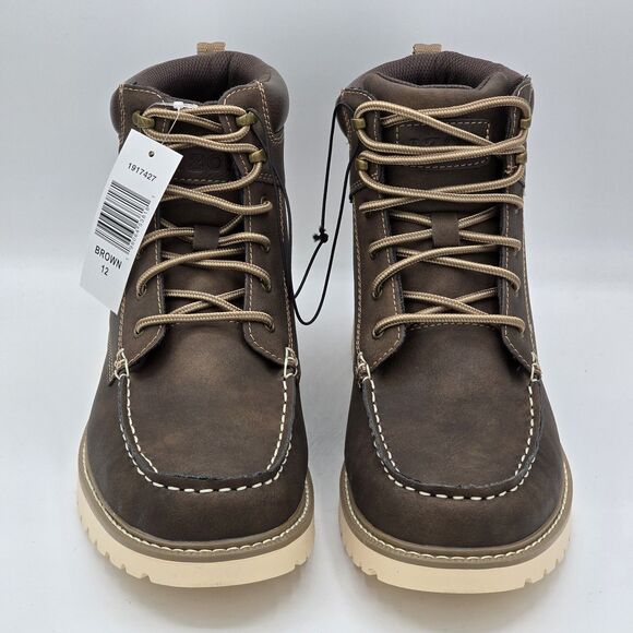 IZOD Miles Men’s Chukka Boots Brown Casual Lace Up Work Ankle Style Size 12 main image 7